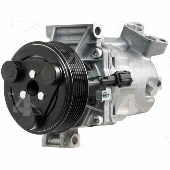 2008 Nissan Versa - A/C Compressor, Manual Transaxle, with CR10 Compressor, With Clutch, 6-Groove Pulley, 4-Seasons OE Replacement