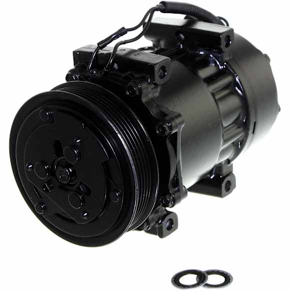 2000 Jeep Cherokee - A/C Compressor, With Clutch, 6-Groove Pulley, 4-Seasons OE Replacement
