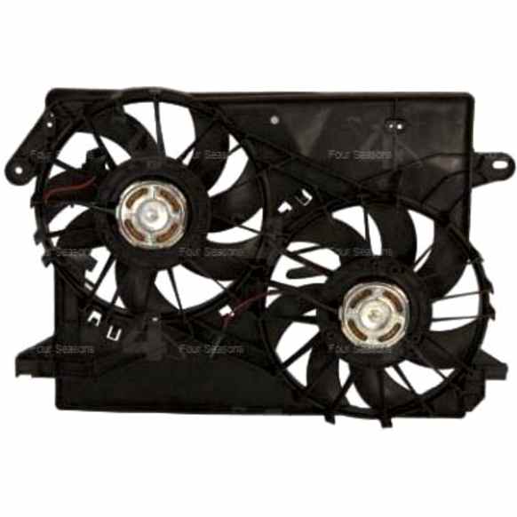 2014 Dodge Charger - Radiator Fan 6 Cyl 3.6L, Dual Fan Unit, with Heavy Duty Cooling, 4-Seasons OE Replacement
