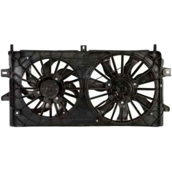 2008 Chevrolet Impala - Radiator Fan 6 Cyl 3.9L, Excl. Police Pkg., Dual fan, 4-Seasons OE Replacement