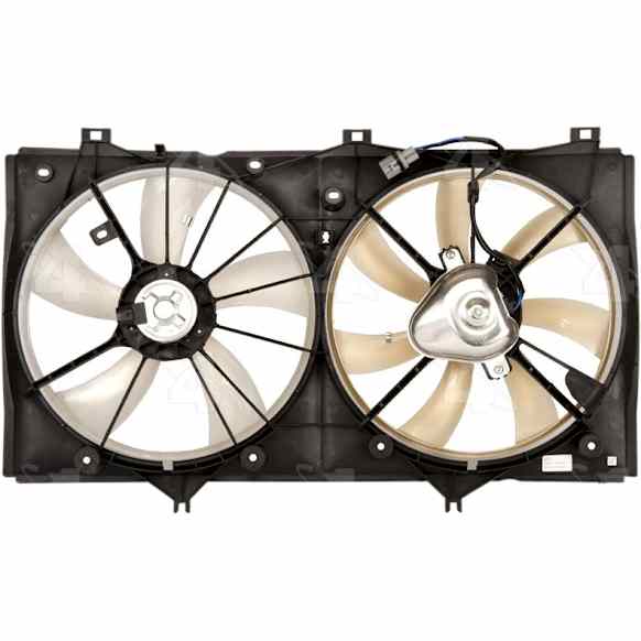 2008 Toyota Camry - Radiator Fan 4 Cyl 2.4L, Without Tow Package, Dual fan, 4-Seasons Cooling Fan Assembly
