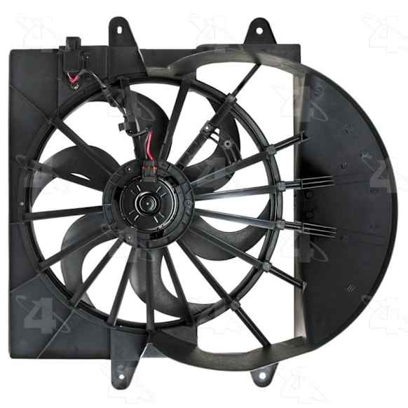 OE Replacement Radiator Fan, Single fan, 4-Seasons Cooling Fan Assembly