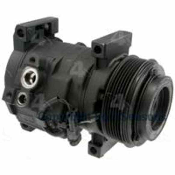 2007 GMC Sierra 2500 HD Classic - A/C Compressor, with 10S17F Compressor, without Ambulance Pkg., May Require use of OE Manifold, With Clutch, 6-Groove Pulley, 8 Cyl 6.6L, 4-Seasons OE Replacement