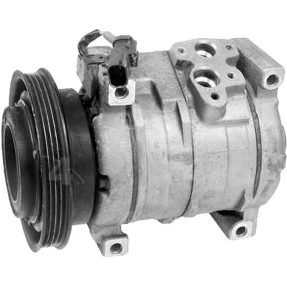 2006 Chrysler PT Cruiser - A/C Compressor, Manual Transaxle, With Clutch, 4-Groove Pulley, 2.4L 4Cyl, 4-Seasons OE Replacement