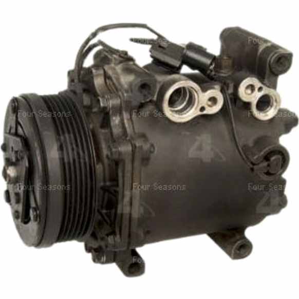 77497 A/C Compressor, With Clutch, 6-Groove Pulley, 4-Seasons OE Replacement