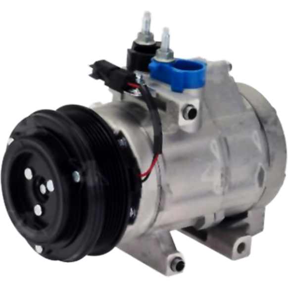 78190 A/C Compressor, With Clutch, 6-Groove Pulley, 4-Seasons OE Replacement