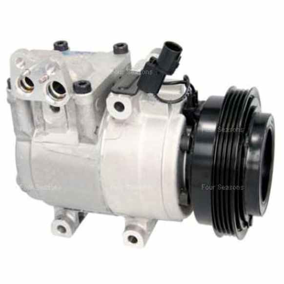 2001 Hyundai Elantra - A/C Compressor, with HS15 Compressor, May Require use of OE Manifold, With Clutch, 4-Groove Pulley, 4-Seasons OE Replacement