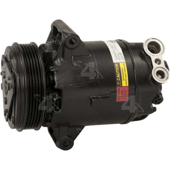 2010 Pontiac G6 - A/C Compressor, With Clutch, 5-Groove Pulley, 2.4L 4Cyl, 4-Seasons A/C Compressor