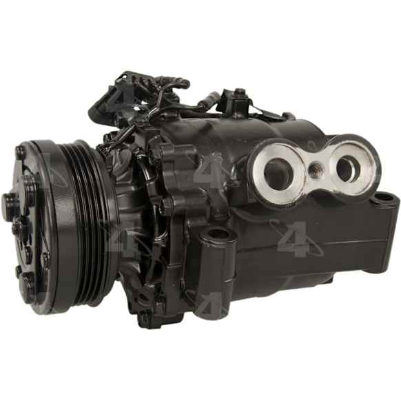 97582 A/C Compressor, With Clutch, 4-Groove Pulley, 4-Seasons A/C Compressor