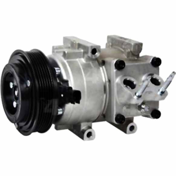 2013 Ford Fiesta - A/C Compressor, With Clutch, 6-Groove Pulley, 1.6L 4Cyl, 4-Seasons OE Replacement