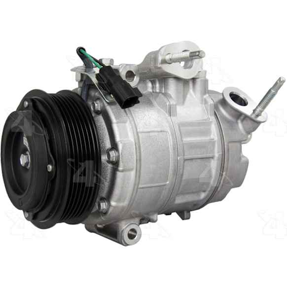 2014 Ford Explorer - A/C Compressor, Naturally Aspirated, With Clutch, 6-Groove Pulley, 3.5L 6Cyl, 4-Seasons OE Replacement