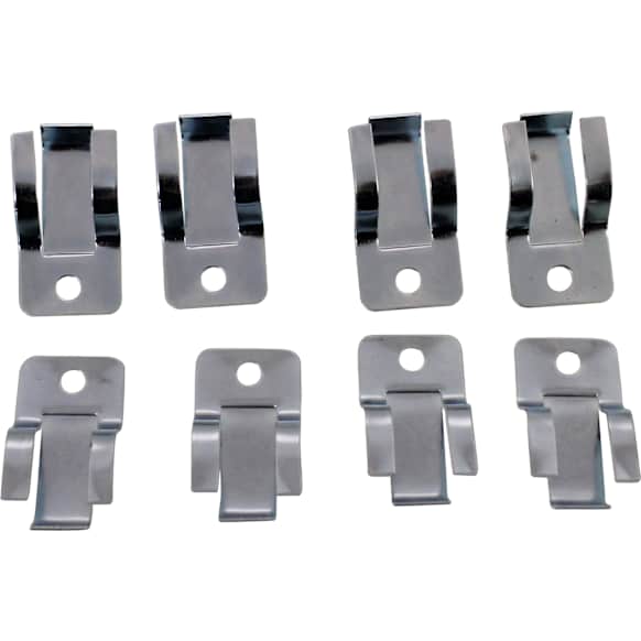 1015 Rocker Arm Clips - Oil Deflecting, Fits Chevrolet, Ford and Pontiac with stock rockers only.