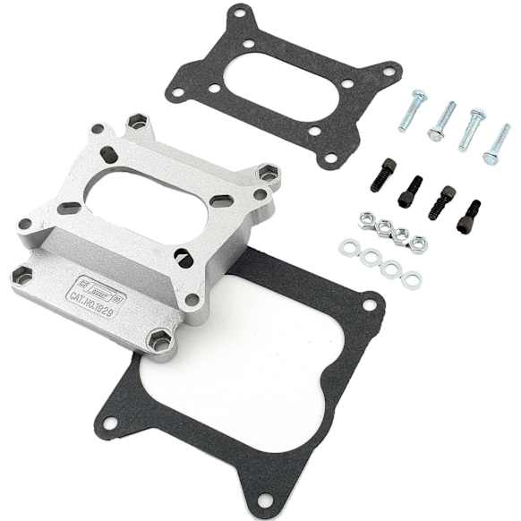 1929MRG Carburetor Adapter, Holley 350/500 2-Barrel. Carburetor to Quadrajet (Spread Bore) Bolt Pattern.