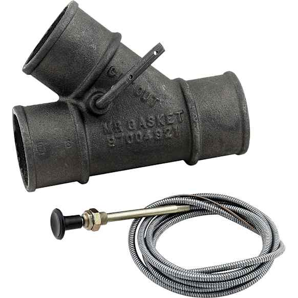 5424 Exhaust Cut-Out with Cable, Fits 2 Inch O.D. Exhaust Pipes