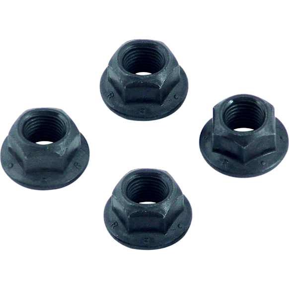 6717 Torque Converter Nuts - 3/8-24 - Fits Most Ford. Set of 4