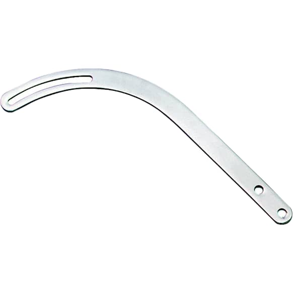 9851 Alternator Bracket - Chrome, Steel, Universal, Sold individually