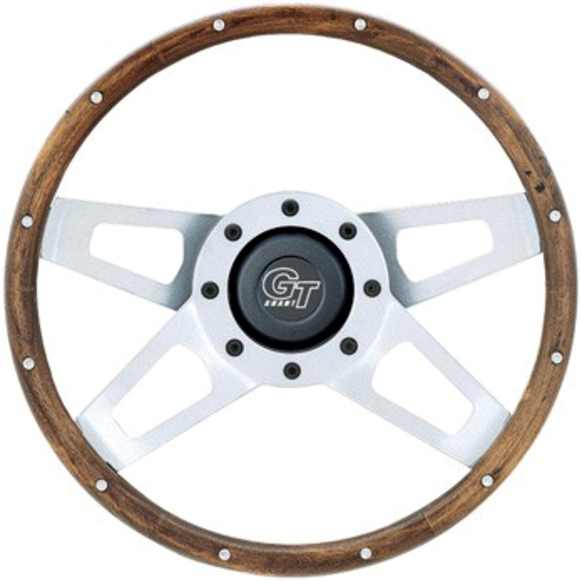 405 Steering Wheel - Walnut, Standard, Universal, Sold individually