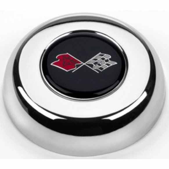 5632 Horn Button - Chrome, Aluminum, Universal