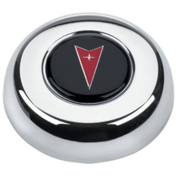 5635 Horn Button - Chrome, Aluminum, Universal