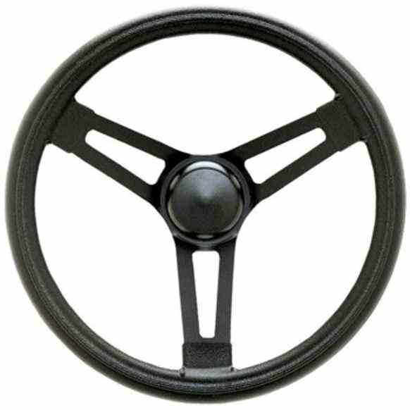 675 Steering Wheel - Black, Standard, Universal, Sold individually, Mounting Kit Sold Separately