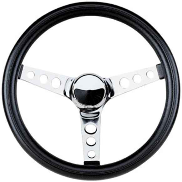 836 Steering Wheel - Black, Standard, Universal, Sold individually