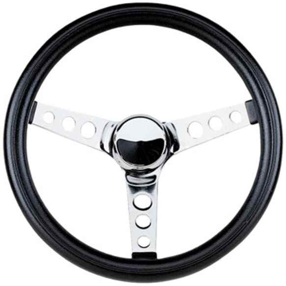 838 Steering Wheel - Black, Standard, Universal, Sold individually
