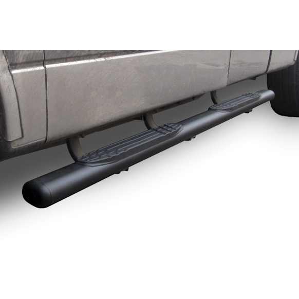 2003 GMC Sierra 2500 HD - 1000 Series, Nerf Bars, Powdercoated Textured Black, Covers Cab Length, Set of 2