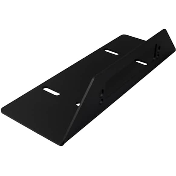 23200T Winch Plate - Powdercoated Textured Black, Steel, Direct Fit