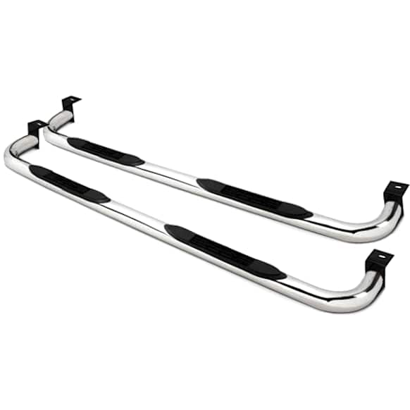 4148PS Sumatra 4000 Series Nerf Bars Polished, Covers Cab Length - Set of 2