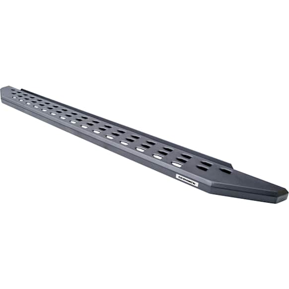 69410687PC Running Boards, Powdercoated Textured Black, Steel, 4-Door, Crew Cab Pickup, RB20 Raptor-Style Series