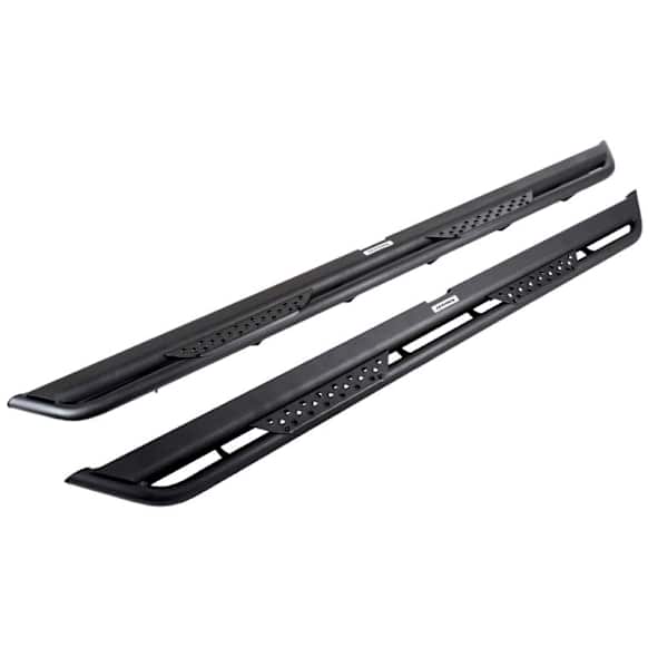 D64052TK Running Board Mounting Kit - Textured Black, Steel, Set