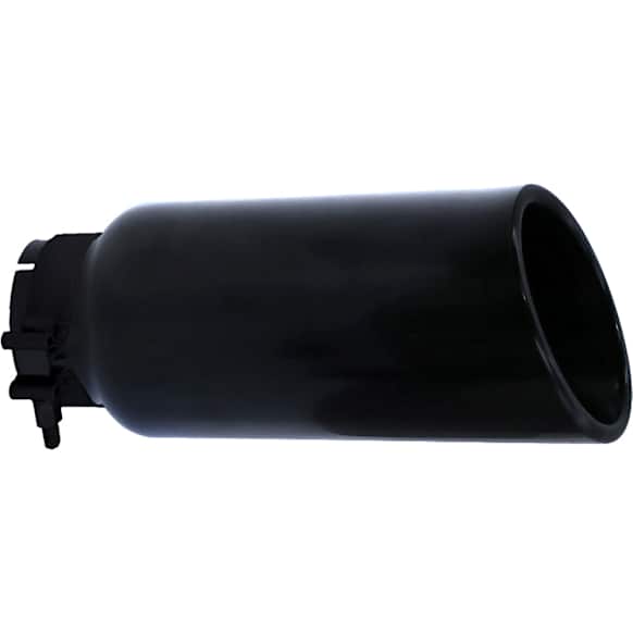 GRT234410B Exhaust Tip - Powdercoated Black, Stainless Steel, Single, Universal, Sold Individually