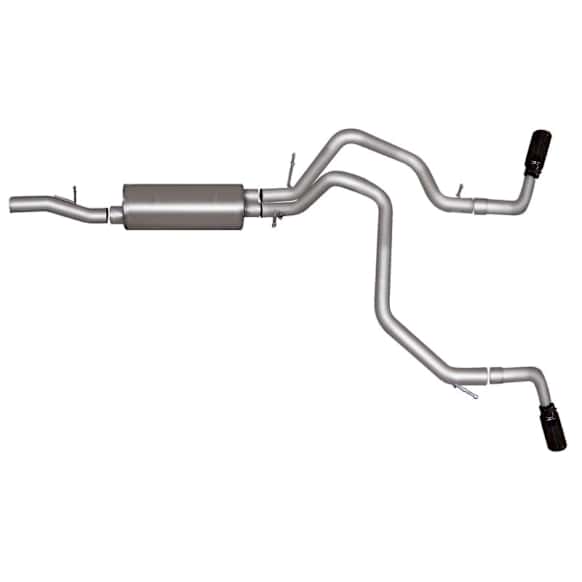5668 Cat-Back Exhaust System, Made of Aluminized Steel, Dual Extreme Series