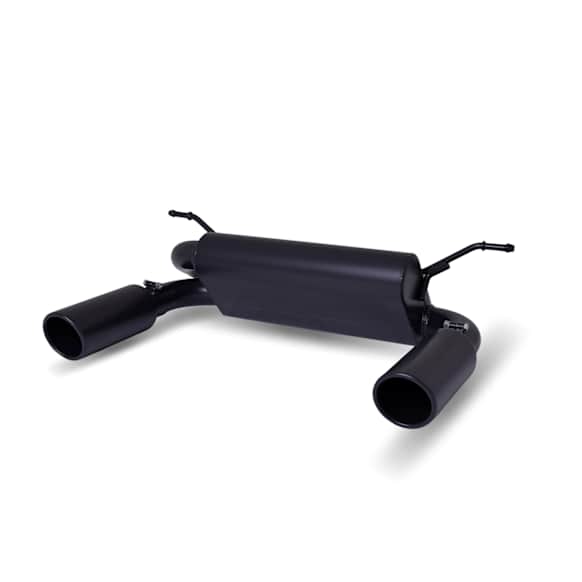 617307-B Cat-Back Exhaust System, 3.6L, 6Cyl, Made of Stainless Steel, Black Elite Split Rear Series