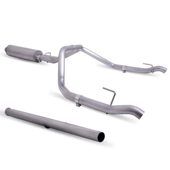 65698 Cat-Back Exhaust System, Made of Stainless Steel, Performance Dual Split Series