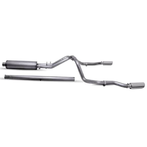 2022 GMC Sierra 2500 HD - Performance Dual Split Series, Cat-Back, Exhaust System, 6.6L 8Cyl, Made of Stainless Steel