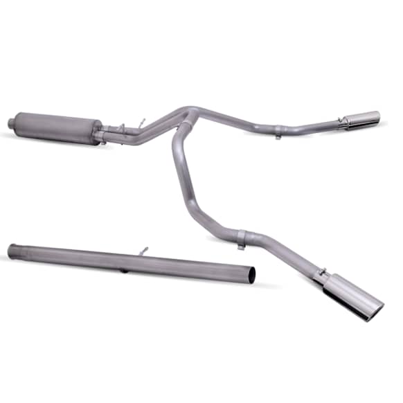 65714 Cat-Back Exhaust System, 6.6L, 8Cyl, Made of Stainless Steel, Dual Extreme Series