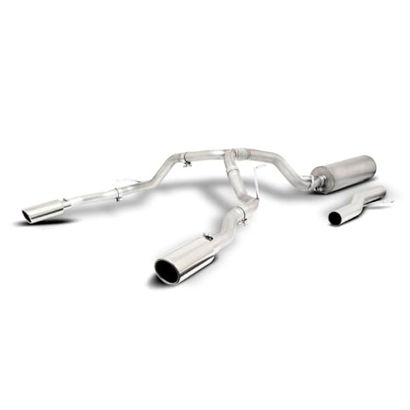 65717 Cat-Back Exhaust System, 5.3L, 8Cyl, Made of Stainless Steel, Performance Dual Split Series
