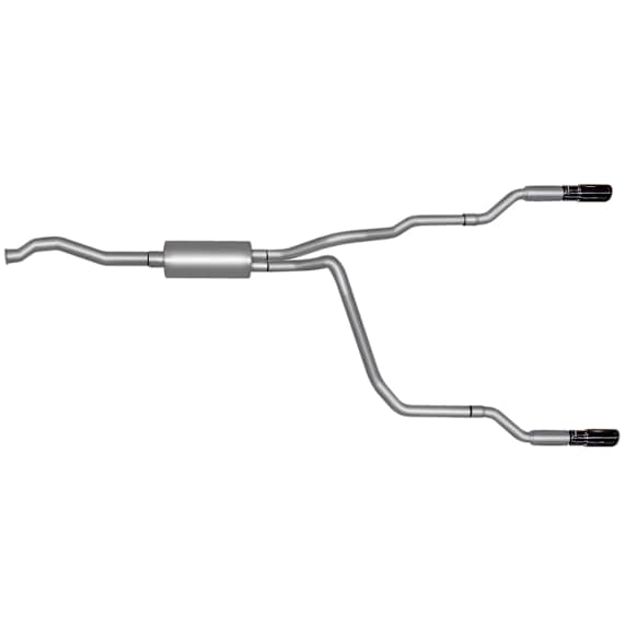 9508 Cat-Back Exhaust System, Made of Aluminized Steel, Performance Dual Split Series