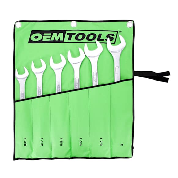 22113 6 Pc Jumbo Wrench Set - 1-3/8 in. To 2 in. SAE
