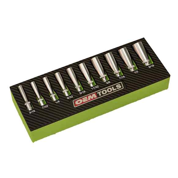 23985 10 Piece 1/4 in. Drive Deep Socket Set (SAE)