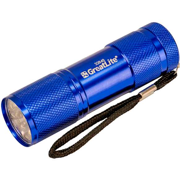 32848 GreatLite Mini 9 LED Aluminum Flashlight