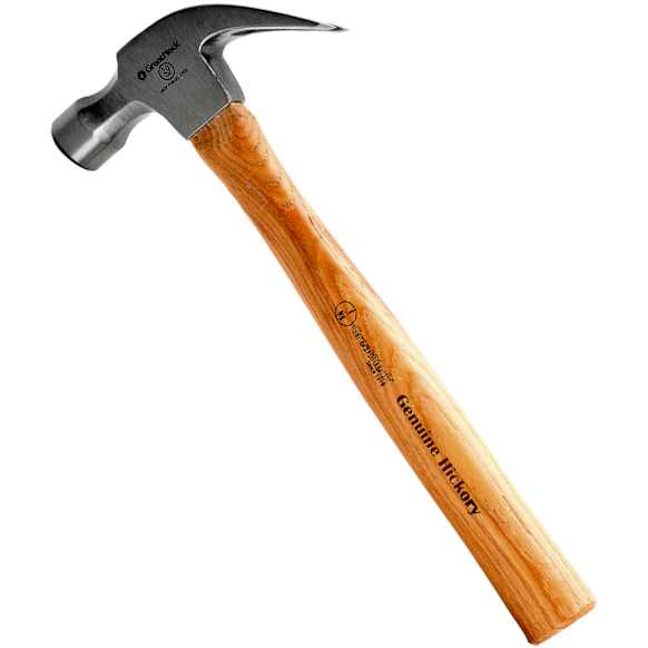 W20C Curved Claw Hammer (20 Oz.) with Hickory Handle