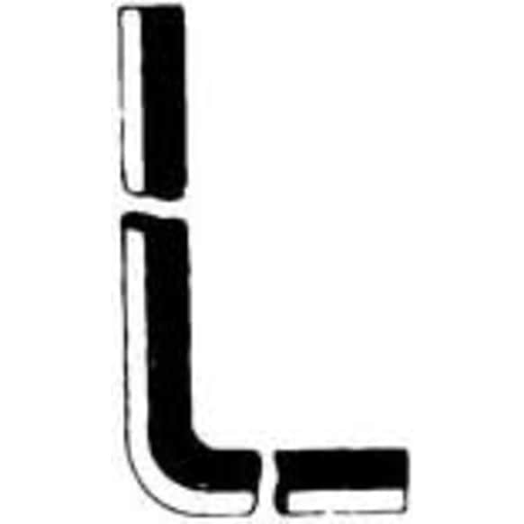 18011 Heater Hose - Black, Rubber, Direct Fit, Sold individually