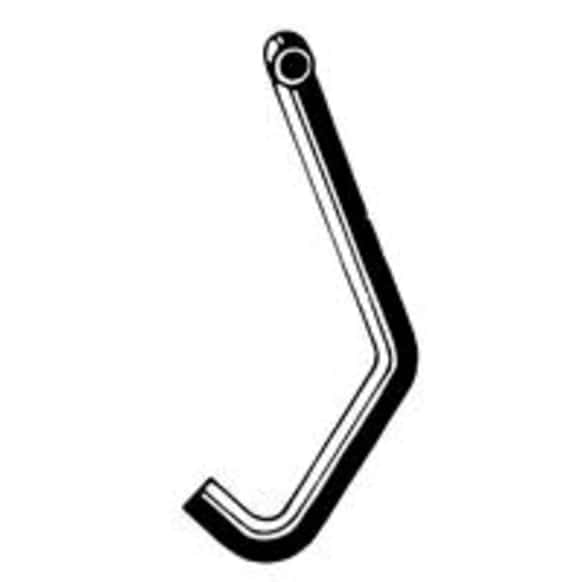 18972 Heater Hose - Natural, Rubber, Direct Fit, Sold individually