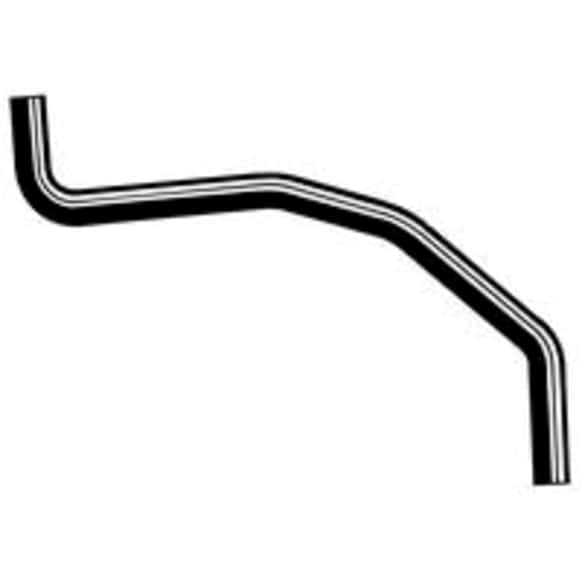 19103 Heater Hose - Black, Rubber, Direct Fit, Sold individually