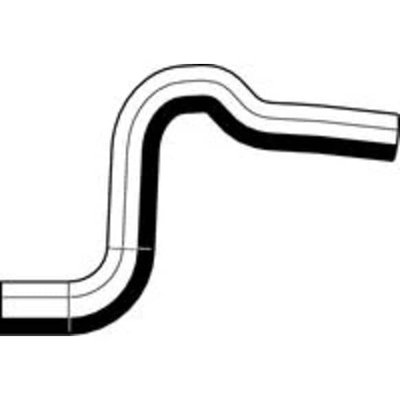 19188 Heater Hose - Natural, Rubber, Direct Fit, Sold Individually