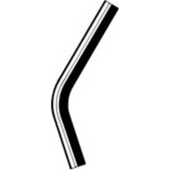1966 Chevrolet Chevy II - Radiator Hose Upper, GAS, With X.C., Early Model, Late Model, 8 Cyl 4.6L