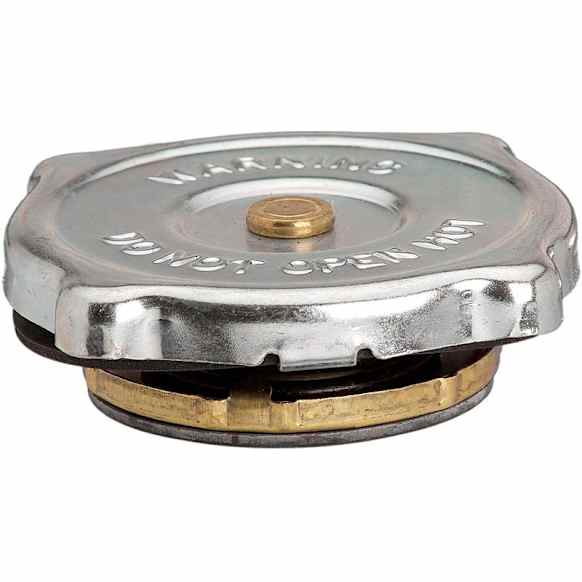 31349 Gates OE Replacement Radiator Cap - Round, 10 psi, Chrome, Steel, Sold Individually