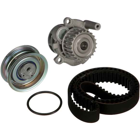 2007 Volkswagen Jetta City - Timing Belt Kit, Naturally Aspirated, GAS, With Metal Impeller, Interference Engine Application, Water Pump Included, 2.0L 4Cyl